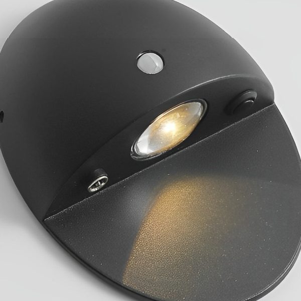Oval Shape USB Rechargeable Motion Sensor Magnetic Modern Wall Lamp - Image 9