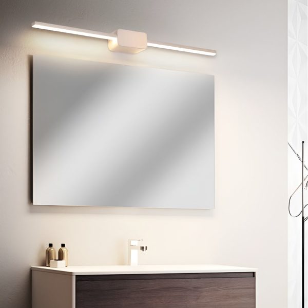 16''/24''/31'' Modern LED Linear Bathroom Vanity Light with Central Box Frame - Image 5