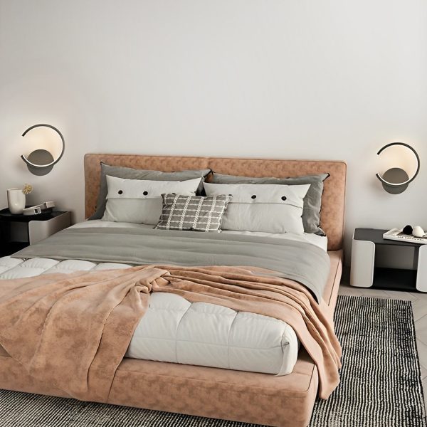 Creative Round Stepless Dimming LED Nordic Wall Lamp Sconces Lighting - Image 10
