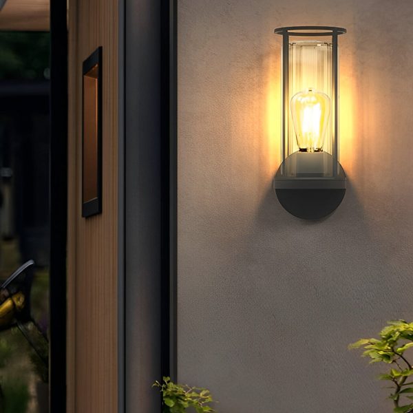 Minimalist Round Waterproof Retro Wall Lamp Outdoor Lawn Lights Path Lights - Image 2