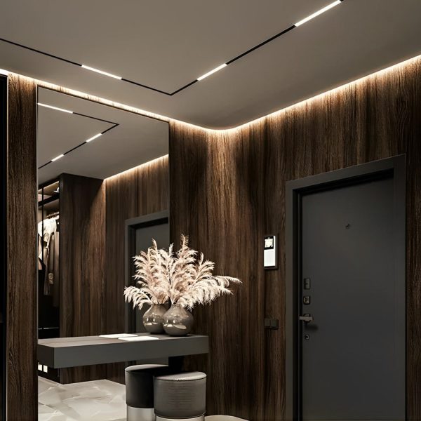 Mini Recessed Invisible LED Strip Lights Under Cabinet Lighting Linear Lights - Image 4