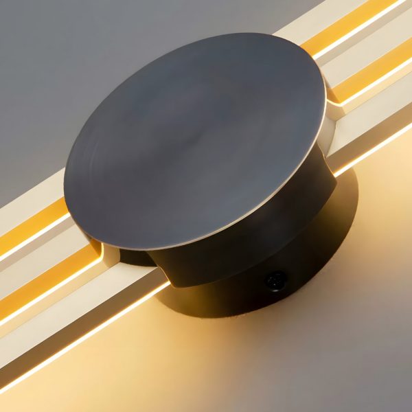Modern Linear Wall Lamp Minimalist 2 Color Metal Wall Light - Image 8