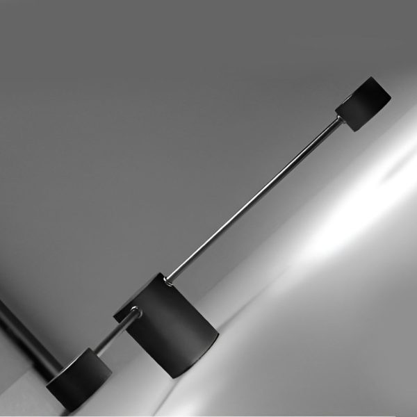 Creative Round Line LED Black Nordic Wall Art Light Wall Sconce Lighting - Image 7