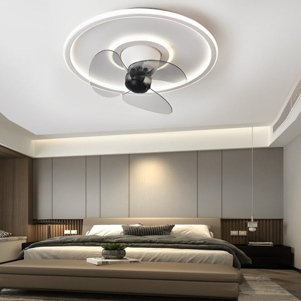 Smart Silent 360?? Rotating Dimmable LED Invisible Ceiling Fan Lights - Image 4