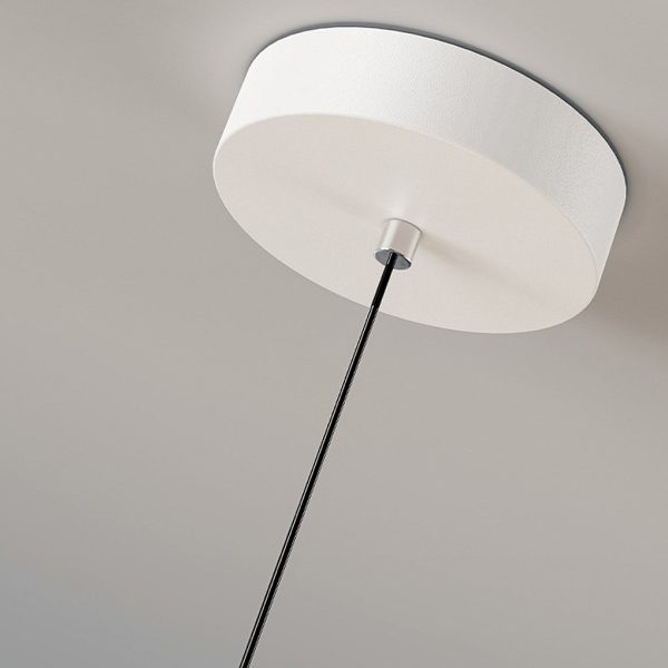 Circular Rings Creative Three Step Dimming LED Modern Chandelier Light - Image 10