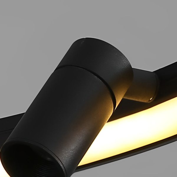 Round Creative LED Chandelier Hanging Lamp with Adjustable Spotlight - Image 9