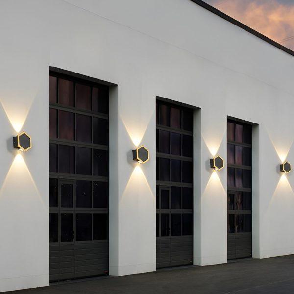 Beehive-shaped LED Up and Down Lights Waterproof Modern Wall Washer Light - Image 5