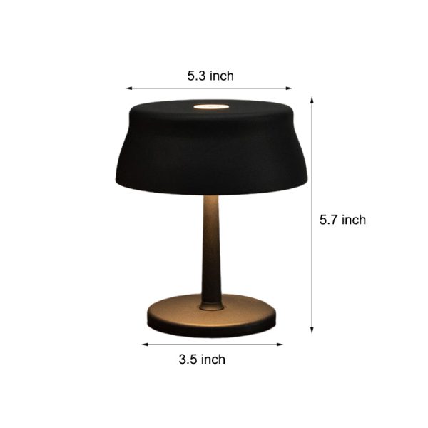 Aluminum Touch Control Table Lamp with Battery Operated LED - Image 5