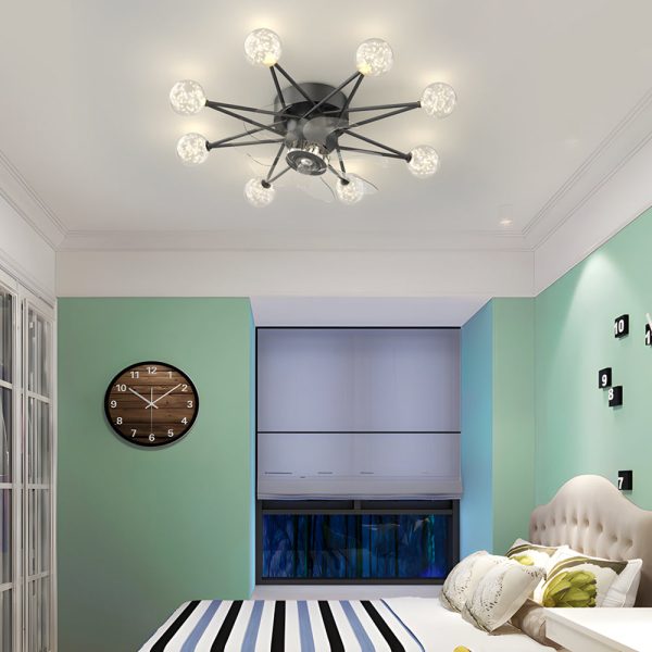 Stars Creative Balls 3 Step Dimming Modern Ceiling Fans - Image 5