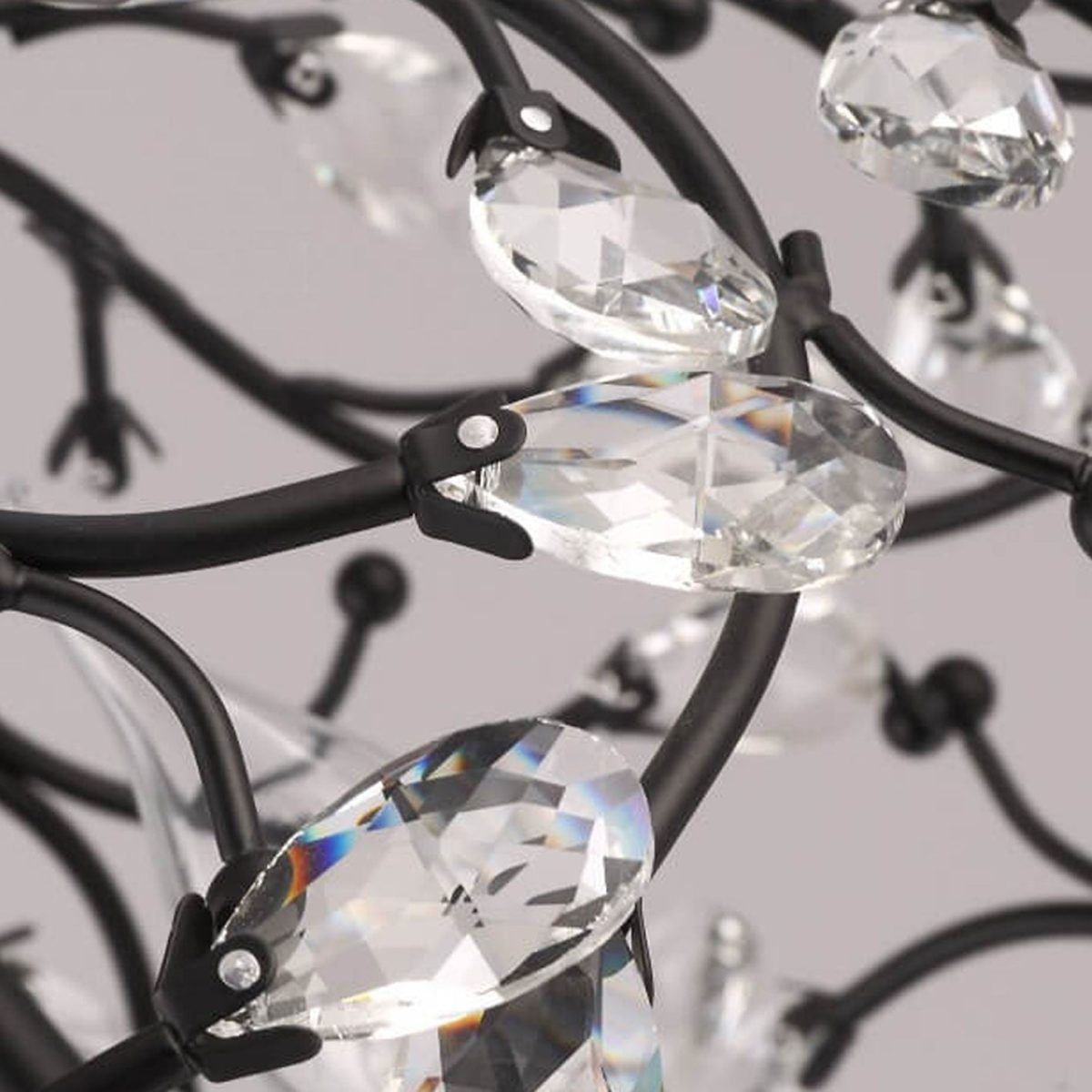 Vintage Creative Crystal Branch Design 3-Light Chandelier - Image 4