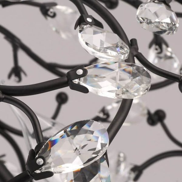 Vintage Creative Crystal Branch Design 3-Light Chandelier - Image 4