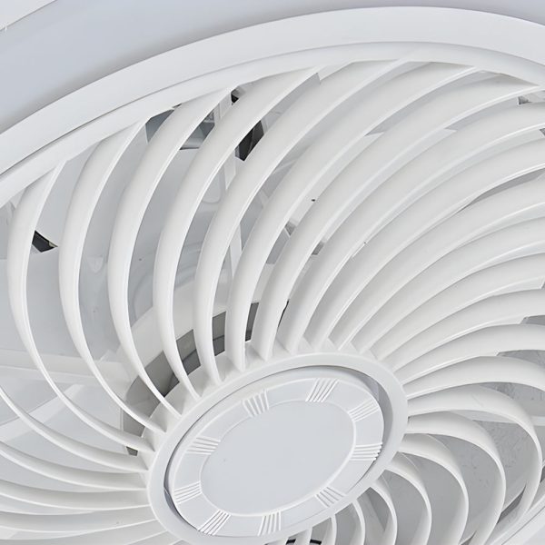 19.7" Bladeless Ceiling Fan with LED Light and Remote - Image 5