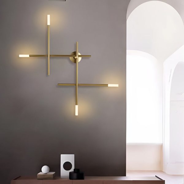 Creative Geometric Strip LED Modern Wall Lamp Wall Sconce Lighting - Image 7