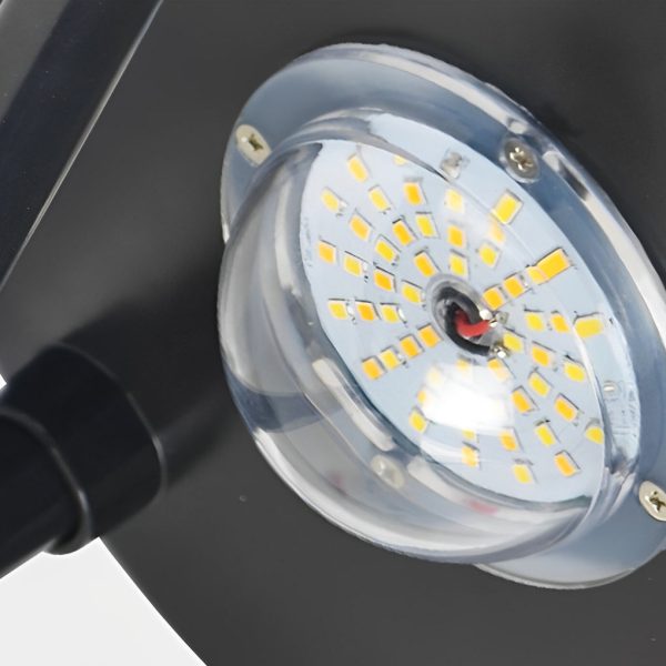 Round LED Waterproof Intelligent Modern Solar Lamp Post Outdoor Light - Image 7