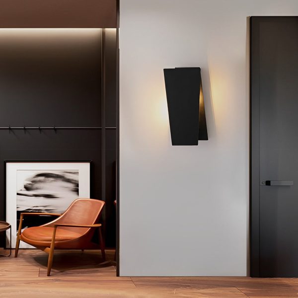 Folding Rectangular Iron LED up and Down Lighting Modern Wall Lamp - Image 2