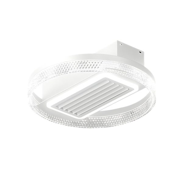 19.7 In. Nordic 6 Speeds Bladeless Ceiling Fan with LED Light, Remote Control - Image 15