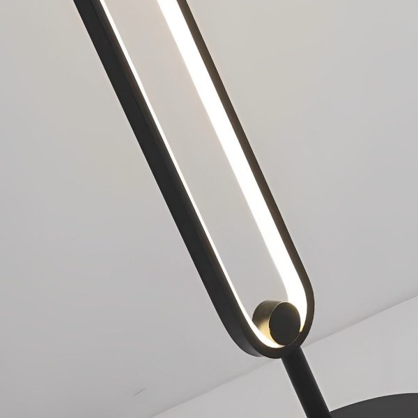 Modern Minimalist LED Standing Oval Floor Lamp - Image 6