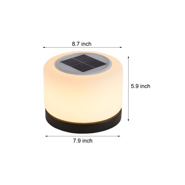 Modern 360?? Illumination Cylindrical LED Dimmable Post Lamp for Pillar Tops - Image 5