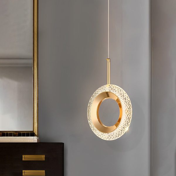 Circle Water Drop Minimalist Three Step Dimming LED Modern Pendant Lights - Image 3