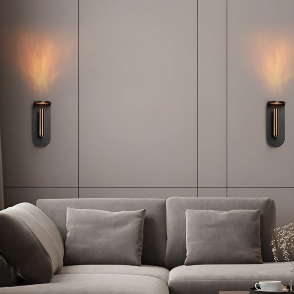 Creative 3W LED Flame Effect Light Nordic Wall Lamp Wall Sconce Lighting - Image 6
