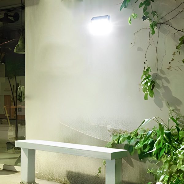 Rectangular Waterproof LED Motion Sensor Solar Wall Lights Outdoor Wall Lamp - Image 7