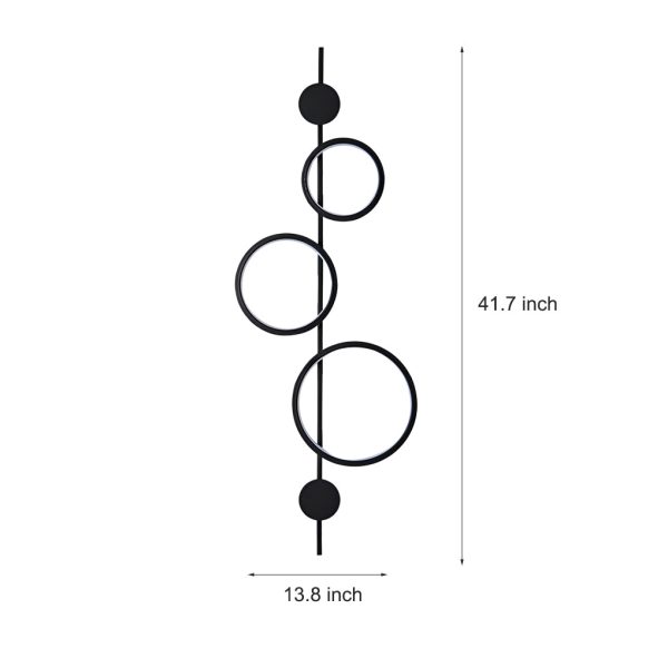 Circles Strips Creative LED Modern Decorative Wall Sconces Lighting - Image 7