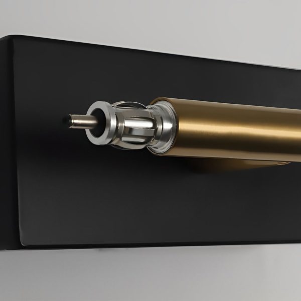 23.6''/39.4'' Black and Gold Linear LED Bathroom Vanity Light Bar - Image 6
