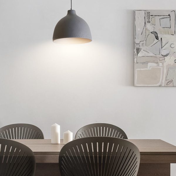 Modern Adjustable Resin Bowl Pendant Lamp - Image 2