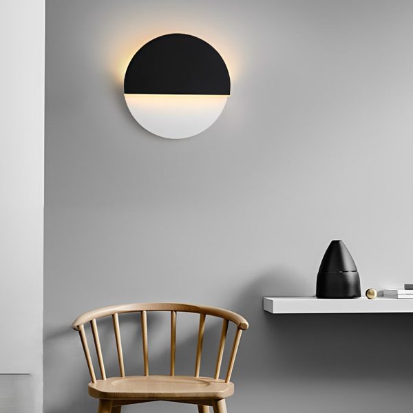 Creative Circular 350?? Rotatable LED Black Nordic Wall Sconces Lighting - Image 4