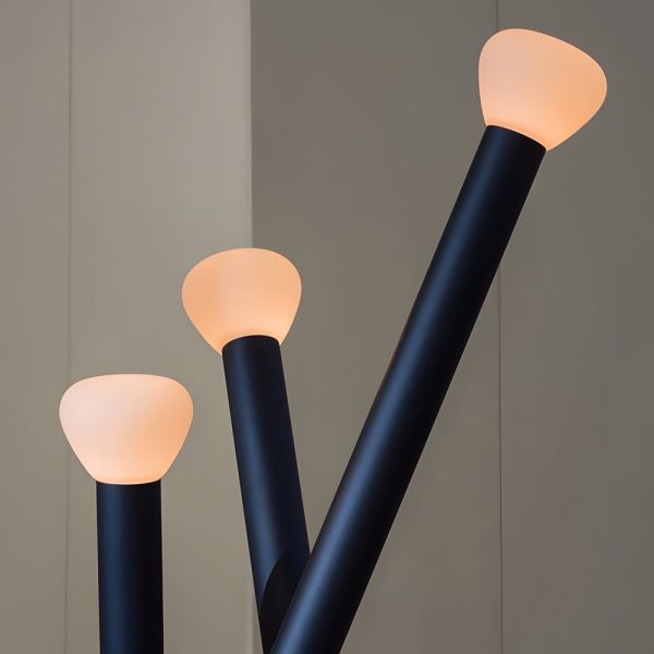 3-light Minimalist Modern Stick Floor Lamp - Image 5