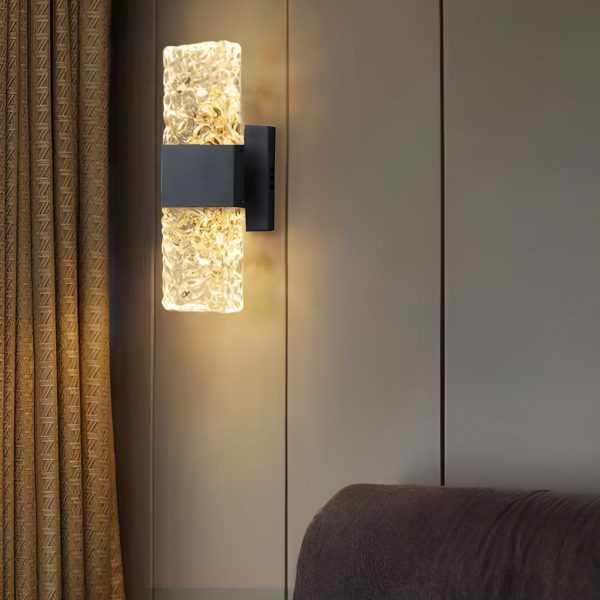 Creative Crystal Up and Down Lights LED Electroplated Modern Wall Sconces - Image 2