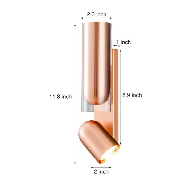 Simple Iron Cylinder Adjustable up and down Lighting Modern Wall Lamp - Image 7
