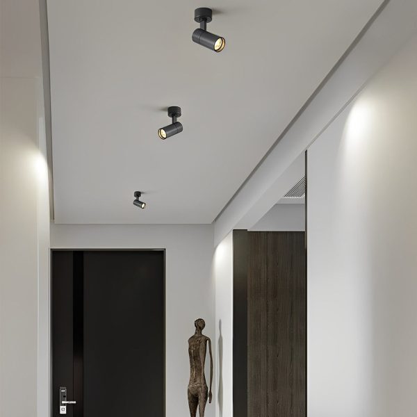 Up and Down Adjustable Round LED Ceiling Mounted Minimalist Spotlight - Image 7