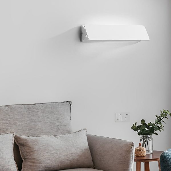 270?? Rotatable Adjustable Rectangular Strip LED White Nordic Wall Lamp - Image 6