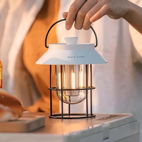 USB Rechargeable Dimmable LED Hanging Stand Portable Outdoor Lanterns - Image 9