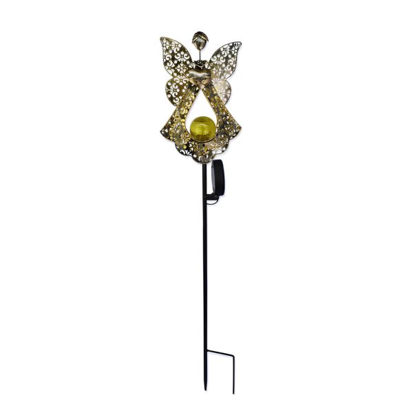 Mystical Moon & Sun Flame Iron Hollow Projector Solar Garden Light - Image 23