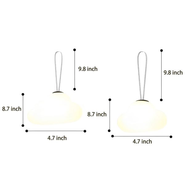Waterproof Clouds Creative USB DC5V Rechargeable Outdoor Hanging Lights - Image 5