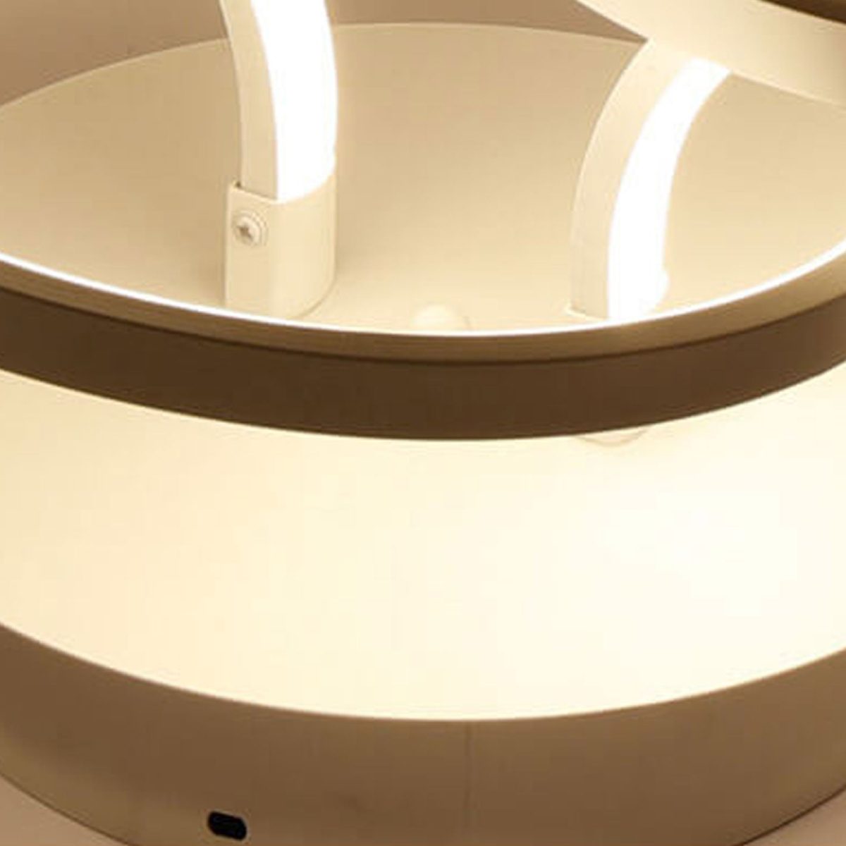 Modern Minimalist Aluminum Acrylic Line LED Flush Mount Ceiling Light - Image 17