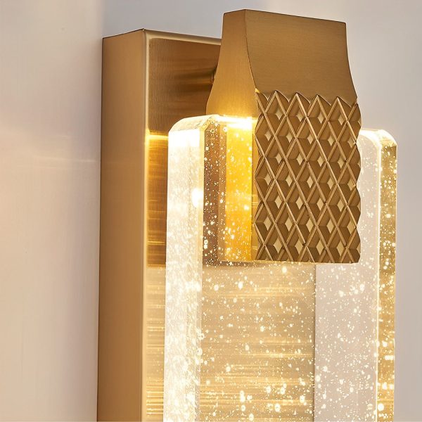 Crystal Bubbles Strip Three Step Dimming Post-Modern LED Wall Light Fixture - Image 8