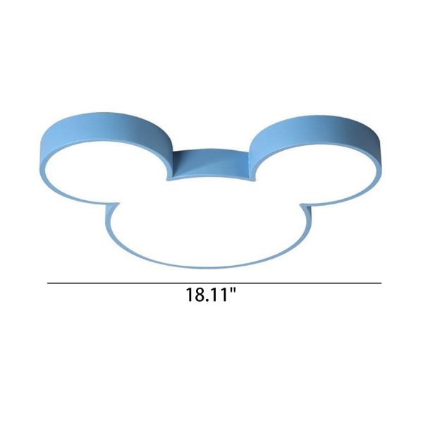 Mouse Cartoon Slim LED Flush Mount Ceiling Light - Image 4