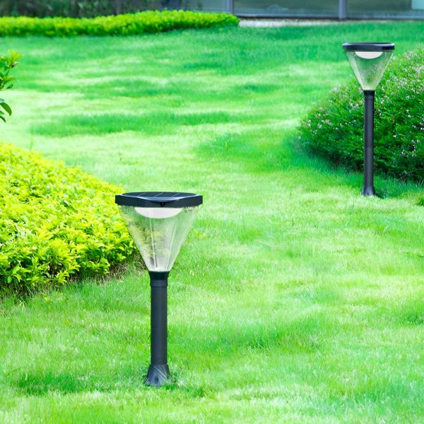 Adjustable Modern Black Solar LED Lawn Lamp with Intelligent Light Control - Image 8