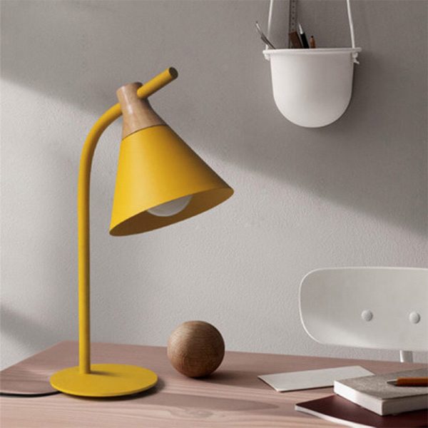 Minimalist Macaron Metal Bell Shade 1-Light Table Lamp - Image 14