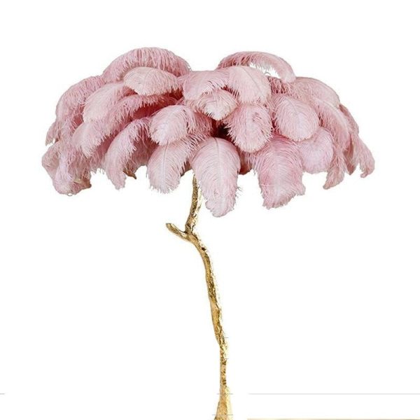 O'Moore Nordic Luxury Unique Ostrich Feather Floor Lamp/Table Lamp - Image 29