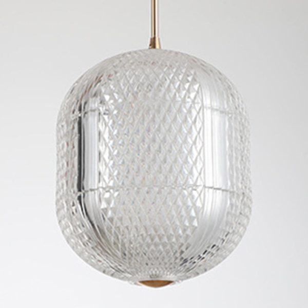 Contemporary Retro Wood Aluminum Acrylic Foldable Oval 4-Light Semi-Flush Mount Ceiling Light Island Light For Dining Room - Image 10
