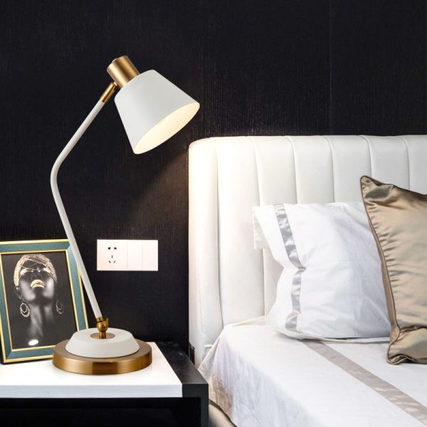 Modern Minimalist Iron Cylinder Shade 1-Light Table Lamp For Living Room - Image 16