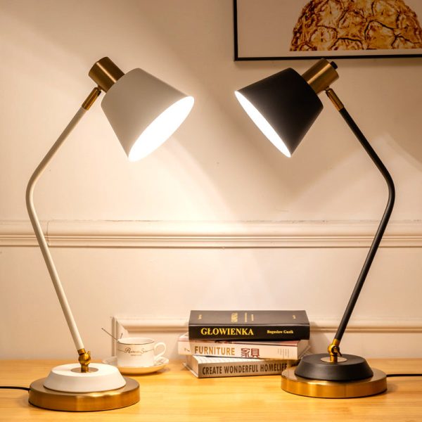 Modern Minimalist Iron Cylinder Shade 1-Light Table Lamp For Living Room - Image 14