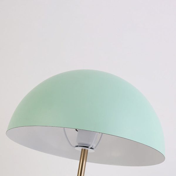 Modern Minimalist Iron Dome-Shaped 1-Light Table Lamp For Bedroom - Image 5