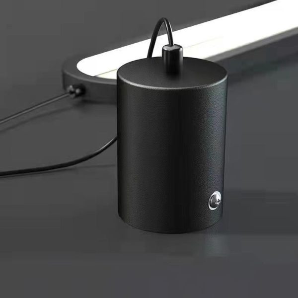 Modern Minimalist Metal & Silicone Oval LED Chandelier For Bedroom & Living Room - Image 11
