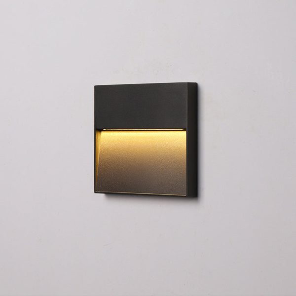 Modern Minimalist Waterproof Aluminum Round & Square LED Wall Sconce For Outdoor, Patio & Garden - Image 11