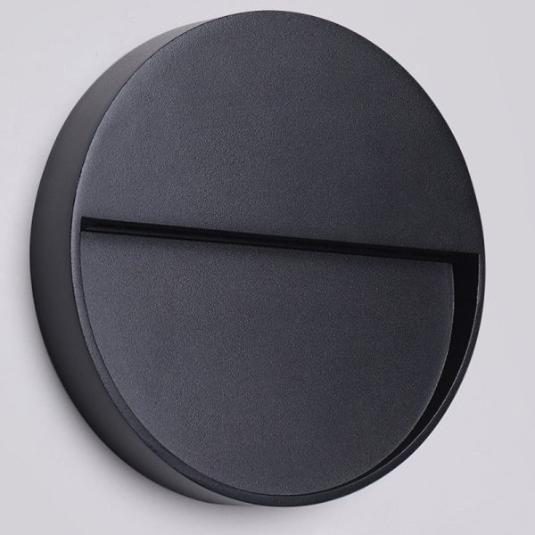 Modern Minimalist Waterproof Aluminum Round & Square LED Wall Sconce For Outdoor, Patio & Garden - Image 6